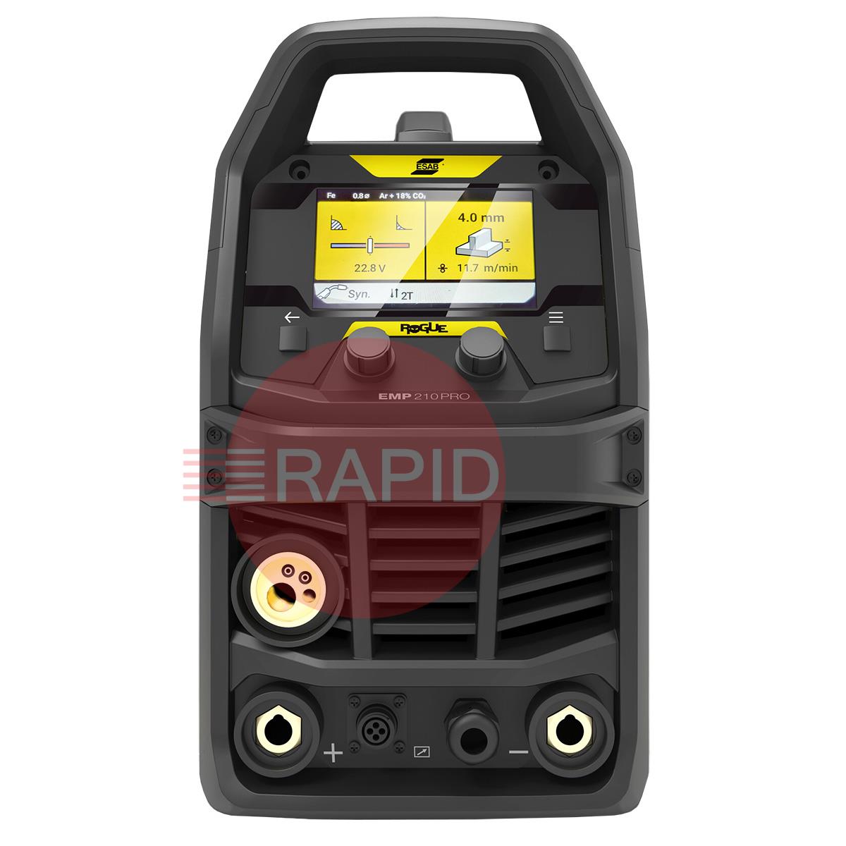 0700301092  ESAB Rogue EMP 210 PRO MIG/MAG Multi Process Inverter Welding Package - 110v / 230v, 1ph